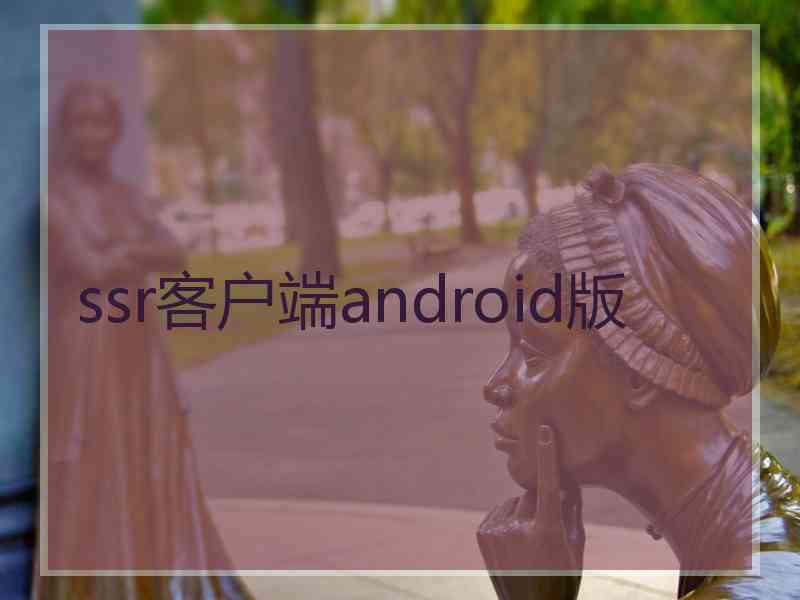 ssr客户端android版