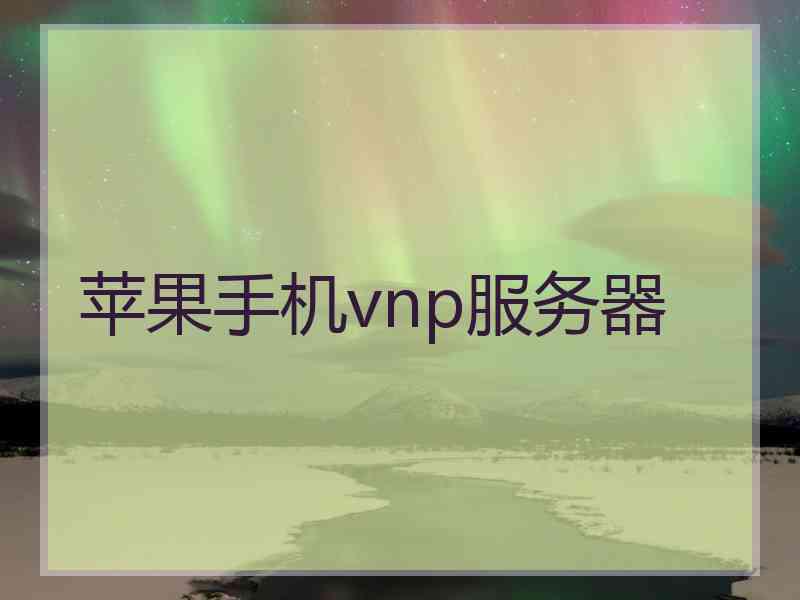 苹果手机vnp服务器