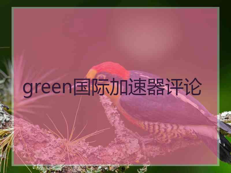 green国际加速器评论