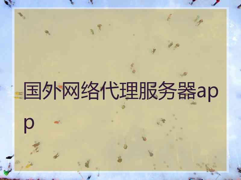 国外网络代理服务器app