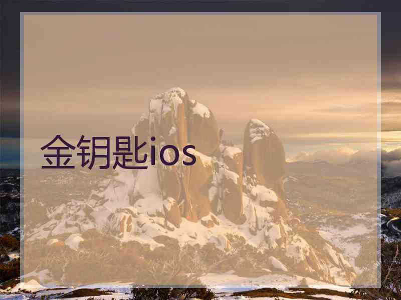 金钥匙ios